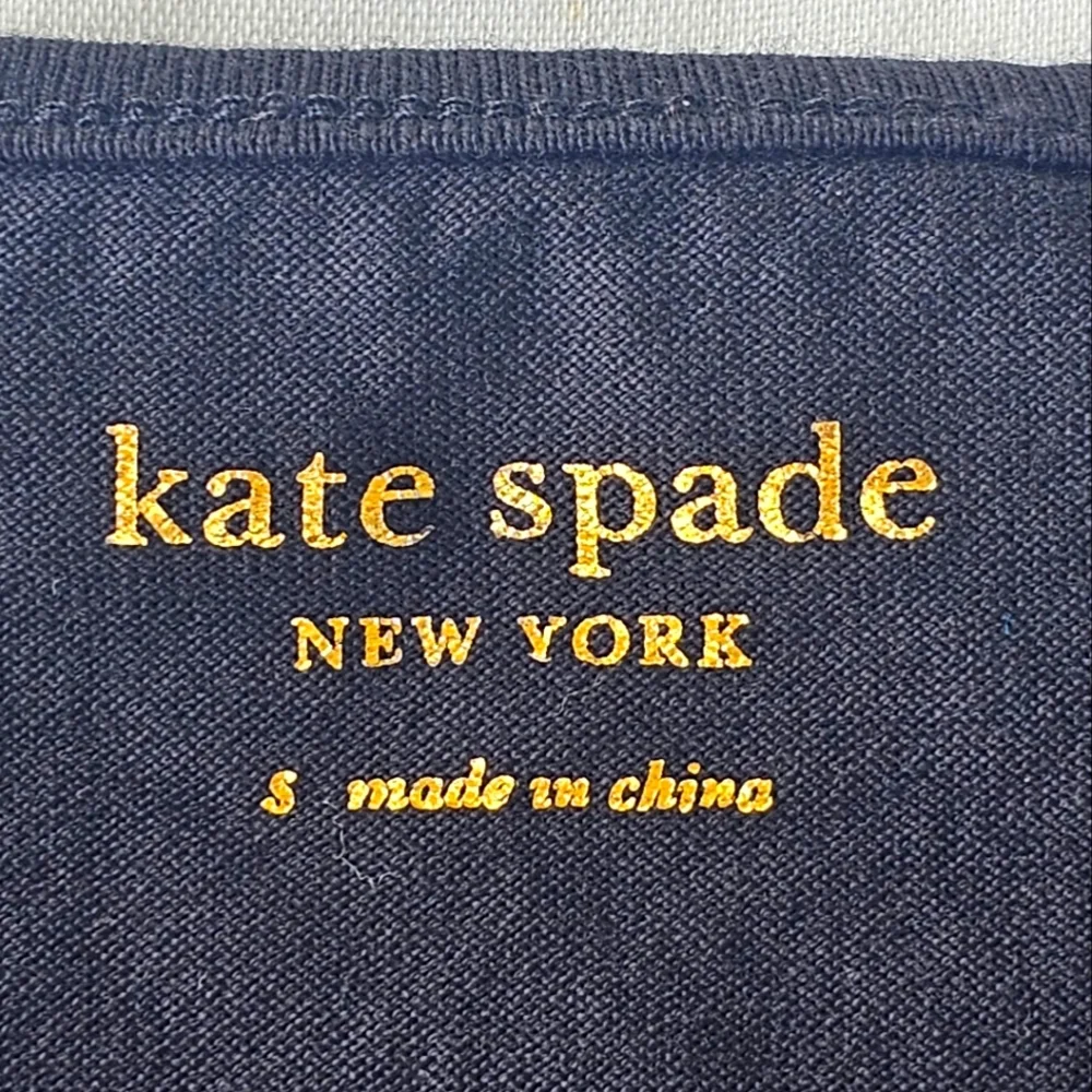 Kate Spade Polka Dot Top Size S Cotton Stretch Fairy Cotton Fairycore Minimalist